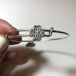 Alex and Ani Celtic Silver Bangle